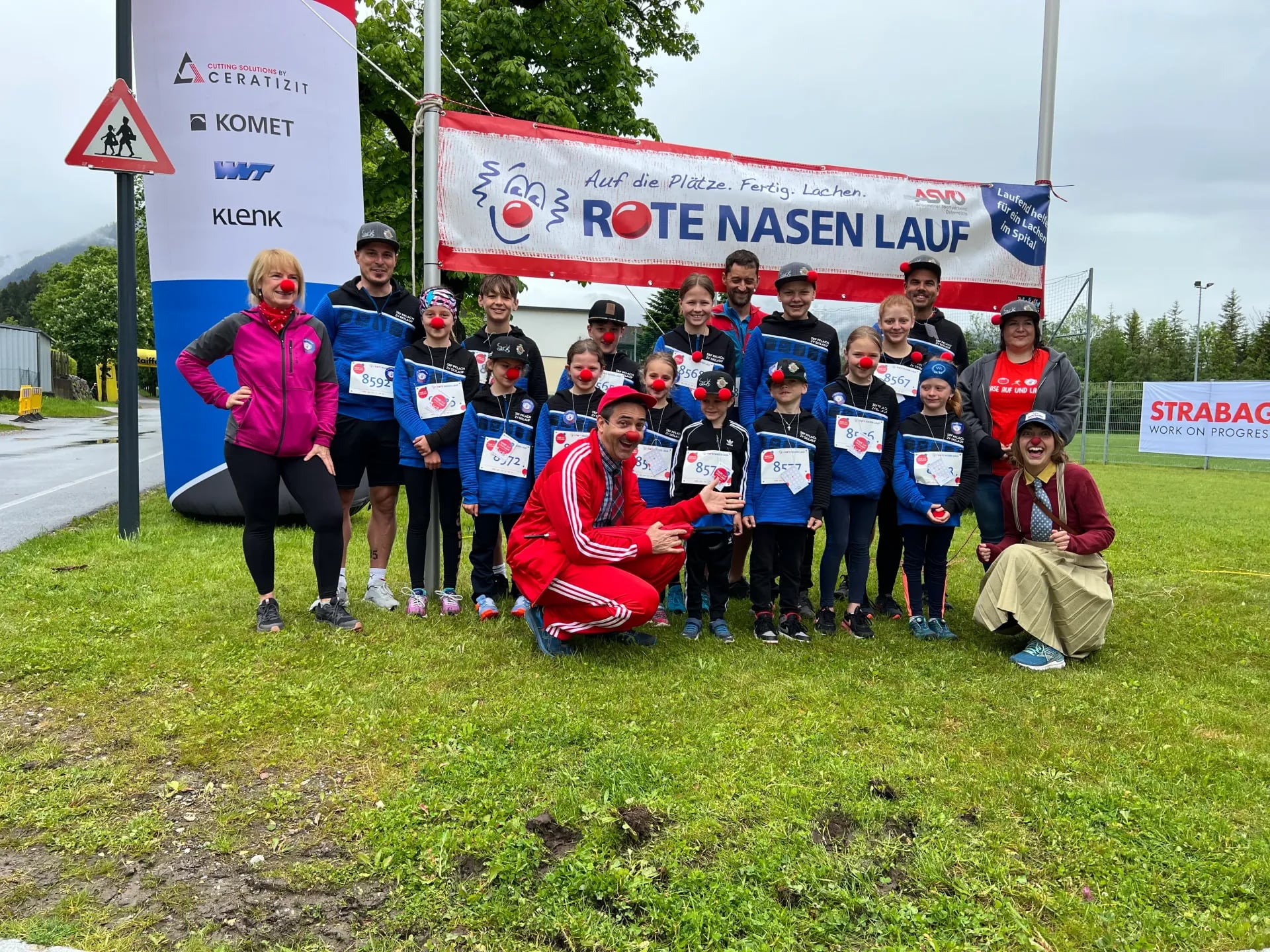 Läufer beim Roten Nasenlauf in Pflach